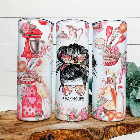 Baking life tumbler 20 oz