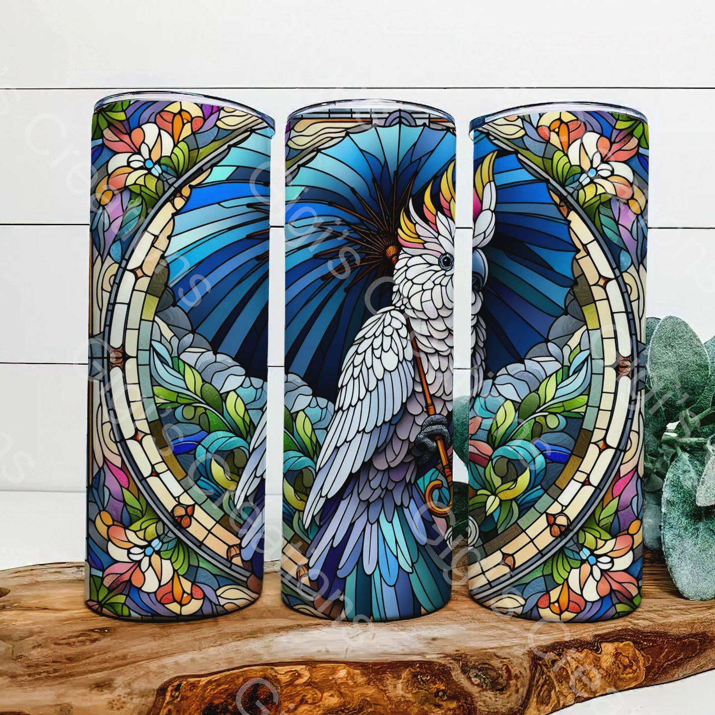 Cockatoo 20 OZ tumbler