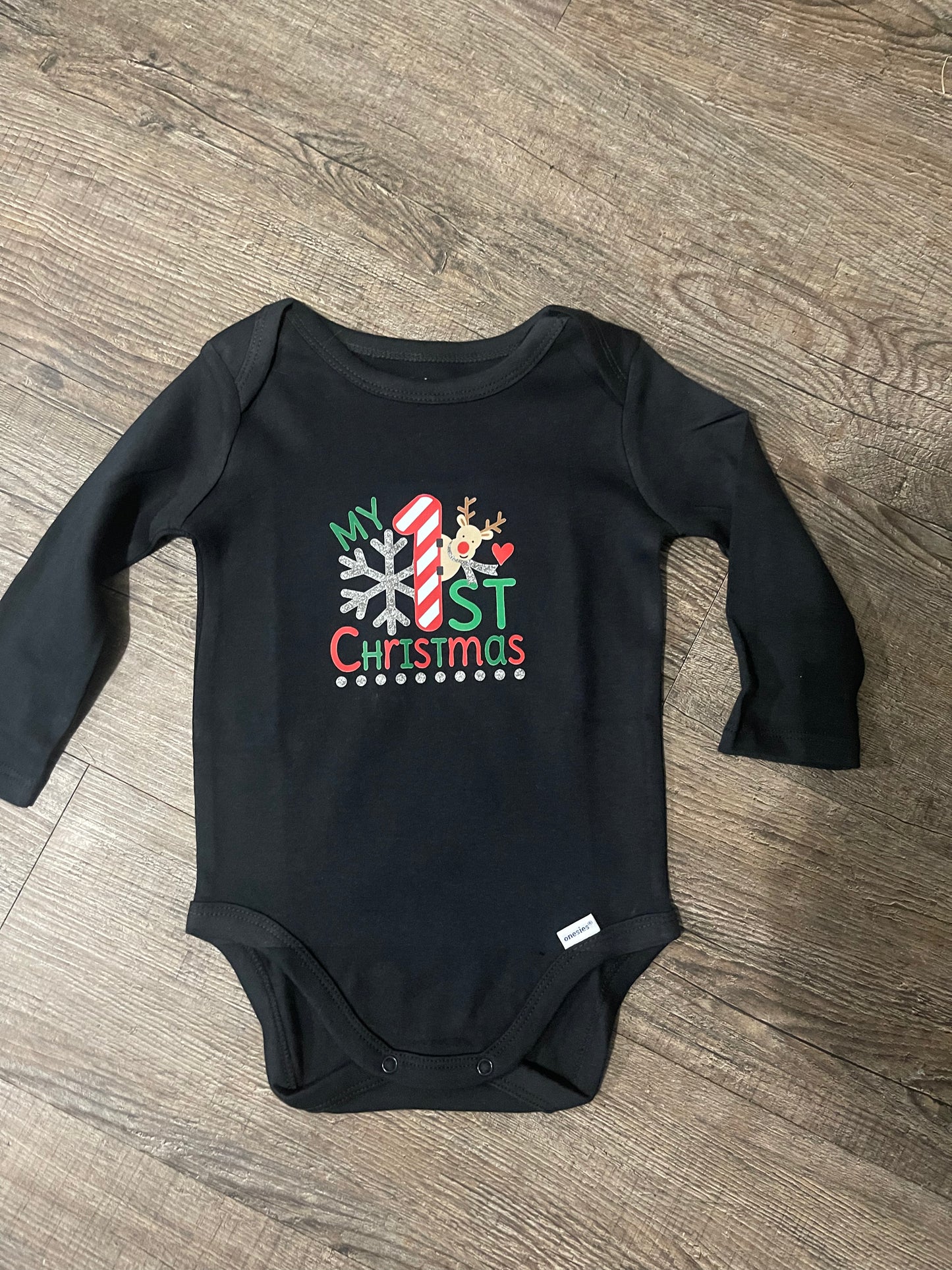 Baby's First Christmas Onesie