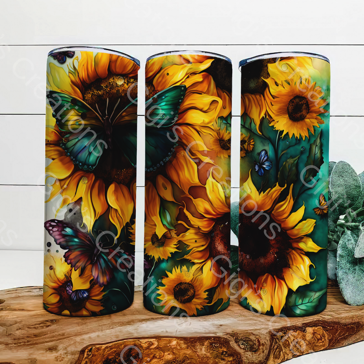 Sunflower 20 oz tumbler