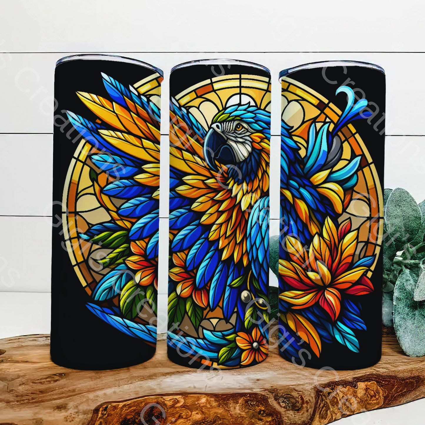 Macaw 20 oz tumbler