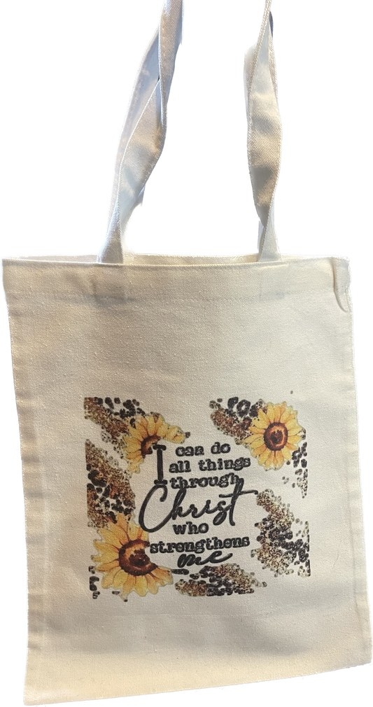 Philippians 4:13 I Can Do All Things Tote Bag